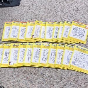 Lot of 22 Aunt Martha’s hot iron transfers